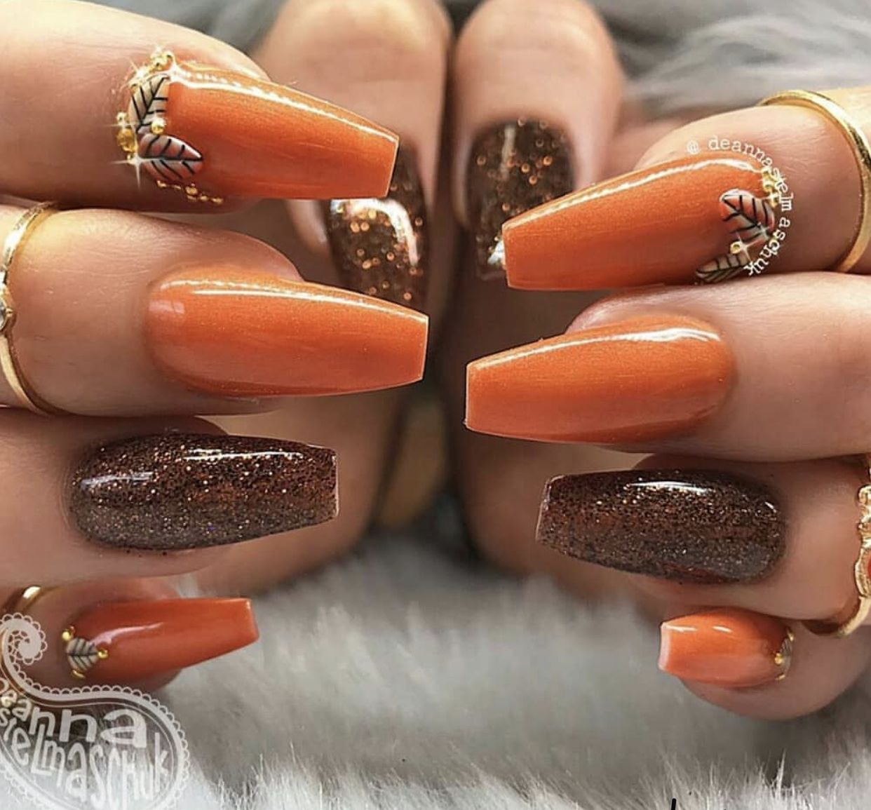 Autumn Elegance: Cozy Chic Nail Art