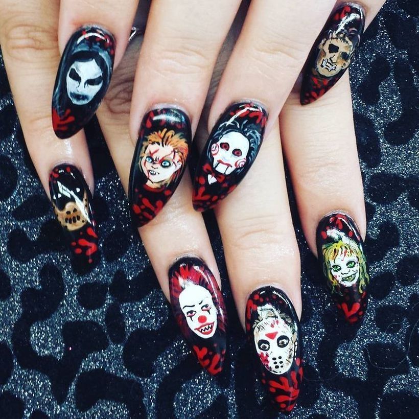 Frightfully Fabulous: Hauntingly Glamorous Halloween Nail Designs