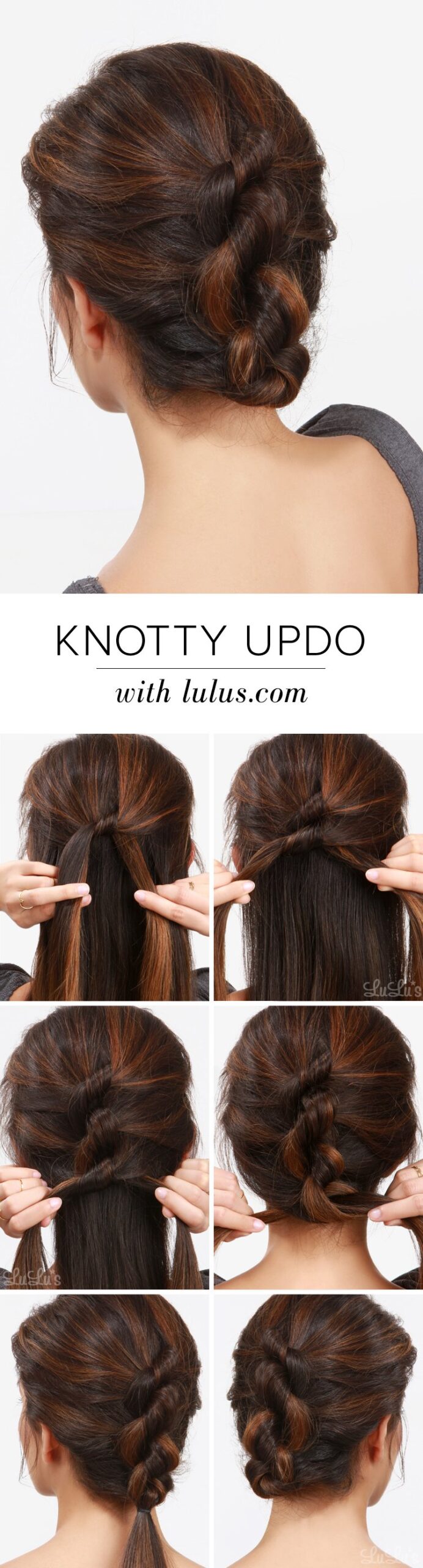 Effortless Everyday Updos: Easy Knotty Styles