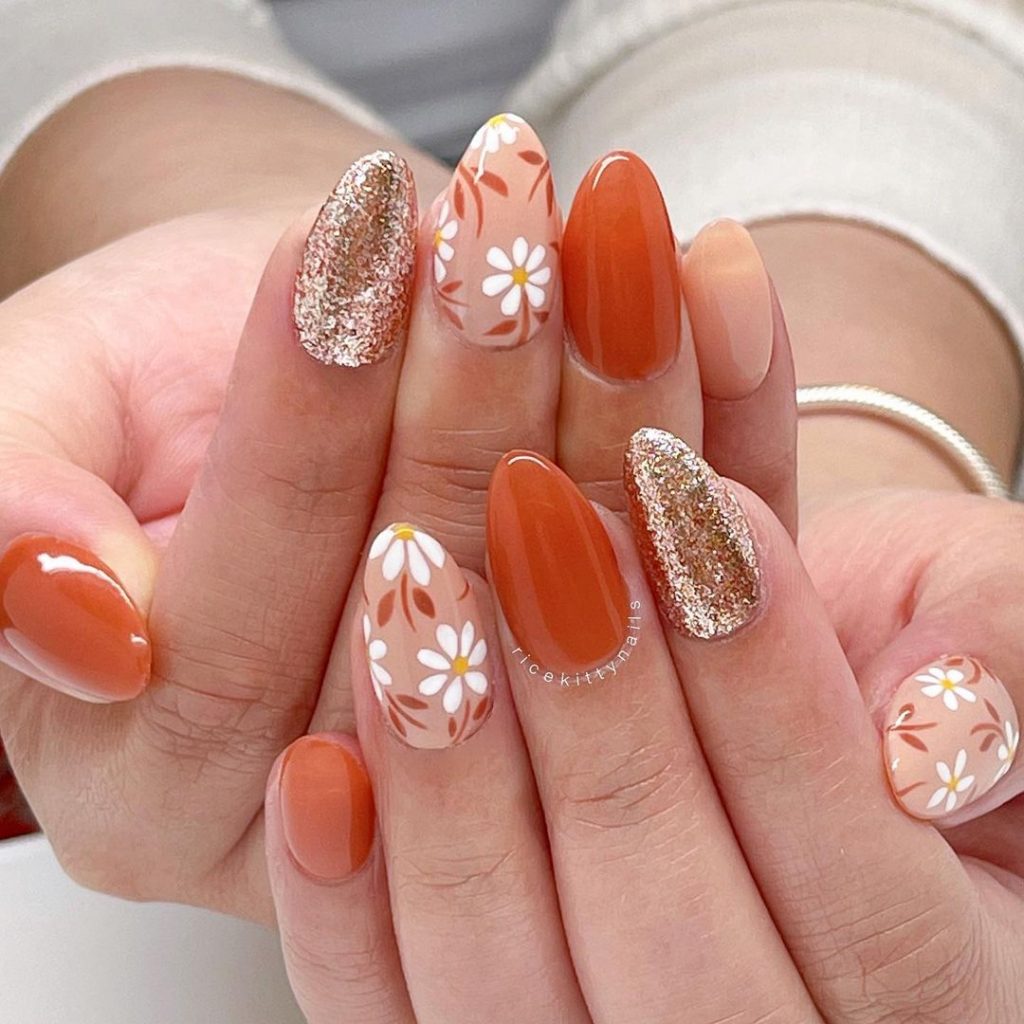 Autumn Embrace: Whimsical Nail Art for Cozy Days