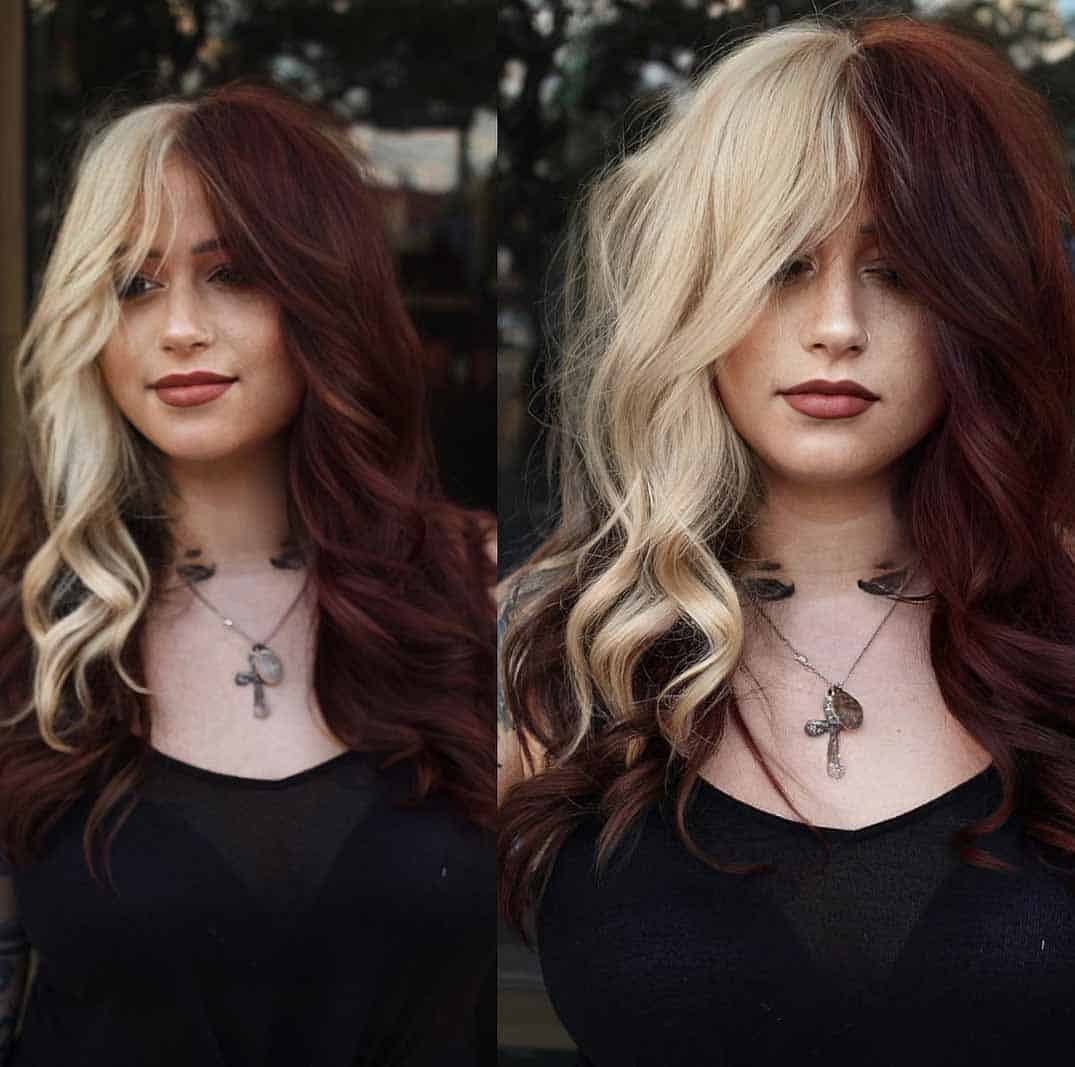 Autumn Aura: Trendy Two-Toned Hair Ideas for a Seasonal Glow