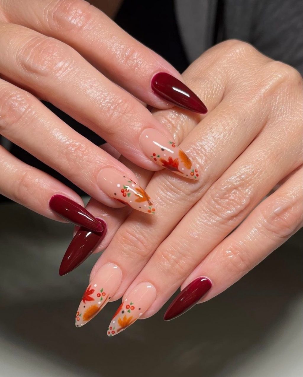 Autumn Allure: Cozy Hues and Chic Patterns for Fall Nails