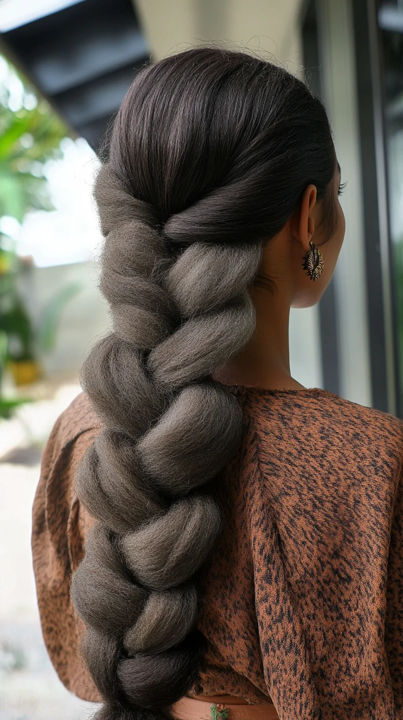 Bold and Beautiful: The Chic Chunky Braid for Any Occasion