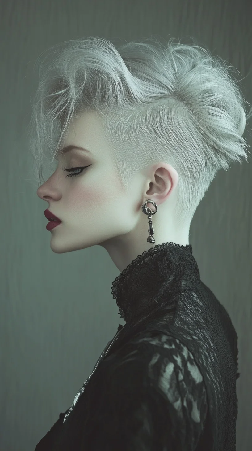 Bold Asymmetrical Pixie Cut: Embrace Edge with Effortless Elegance