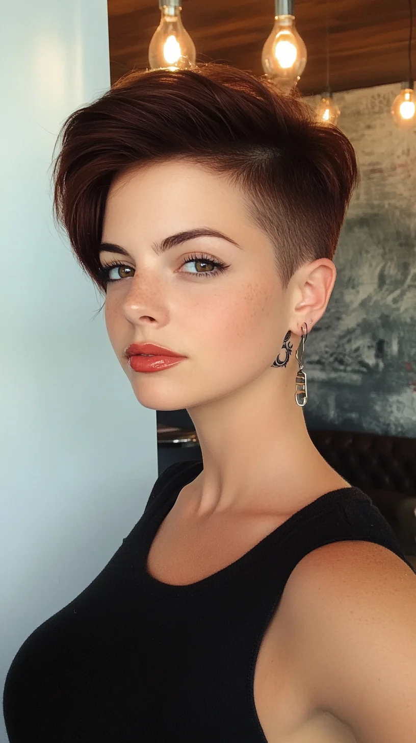 Chic and Edgy: The Modern Textured Pixie Cut for Effortless Style