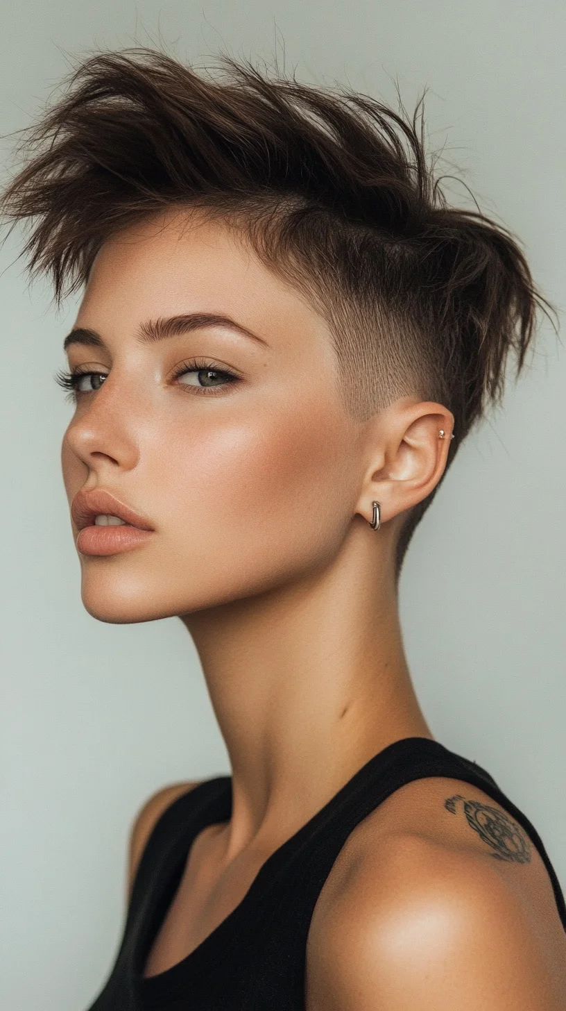 Edgy Undercut Pixie: A Bold Statement of Confidence and Style