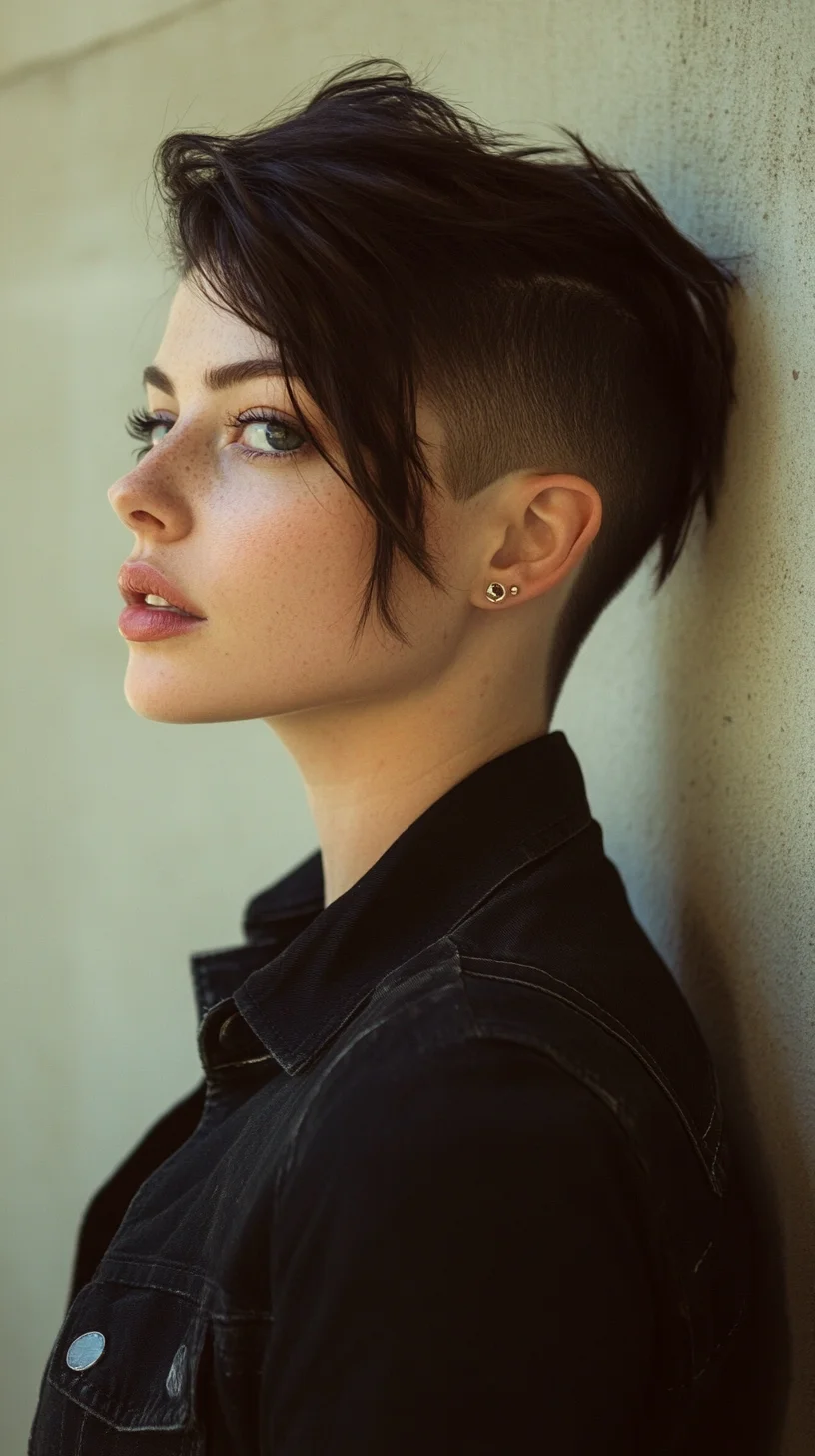 Edgy Undercut Pixie: Bold, Modern, and Effortlessly Chic