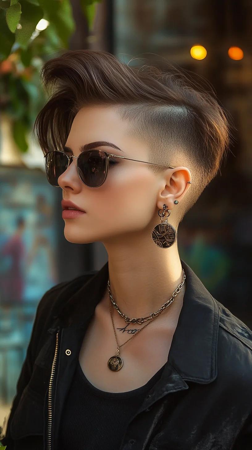 Edgy Undercut With Volume: A Bold Statement Hairstyle for the Fearless