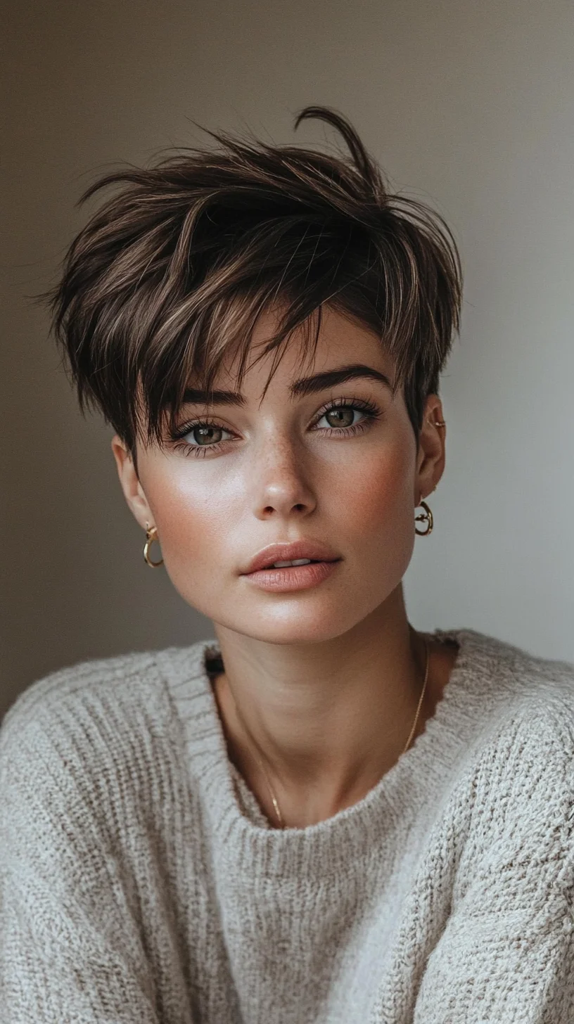 Effortless Chic: The Textured Pixie Cut for Modern Elegance