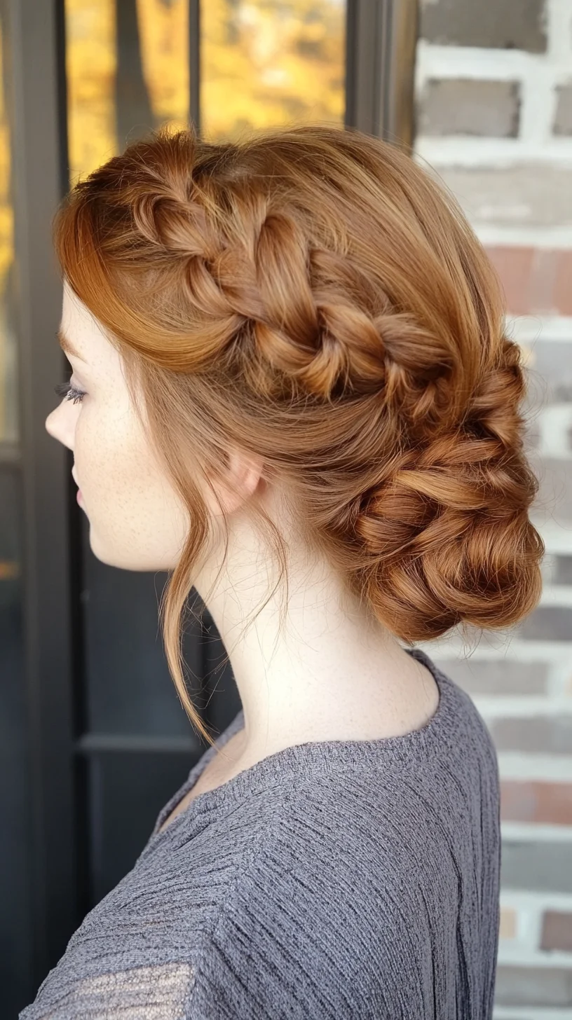 Effortless Elegance: The Chic Braided Updo for Every Occasion