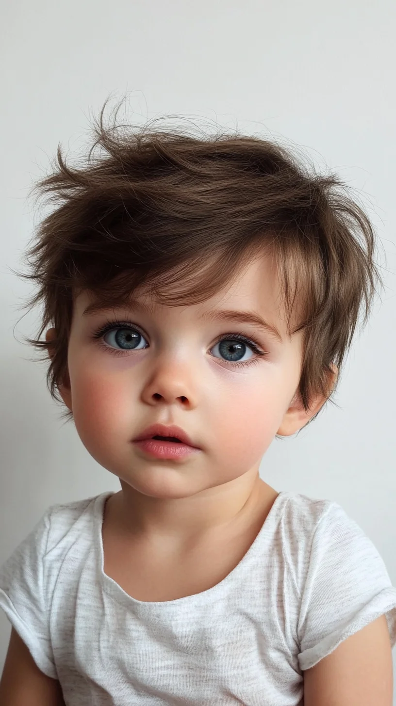 Effortlessly Adorable: The Charming Tousled Toddler Cut