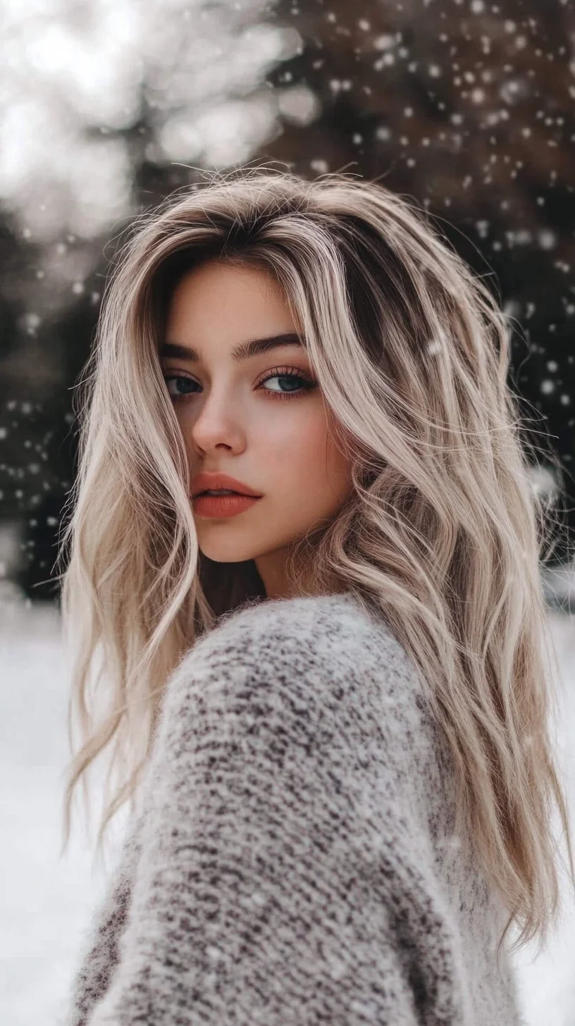 Effortlessly Chic Beach Waves: The Perfect Winter Hairstyle