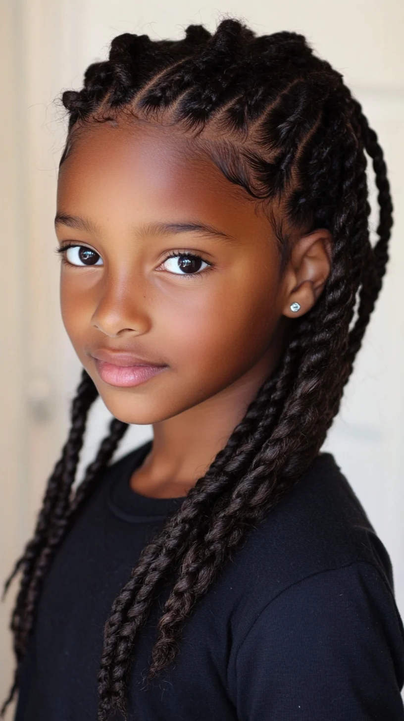 Effortlessly Chic Braided Twists: A Timeless Look for All Ages