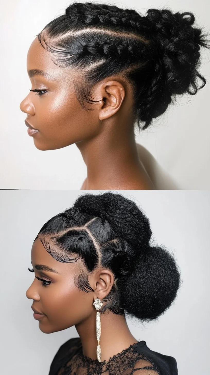 Effortlessly Chic: Braided Updo for a Stunning Elegance