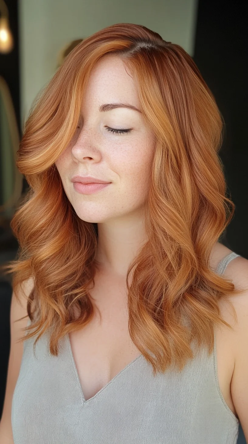 Effortlessly Chic: Luscious Layers with Soft Waves for a Radiant Look