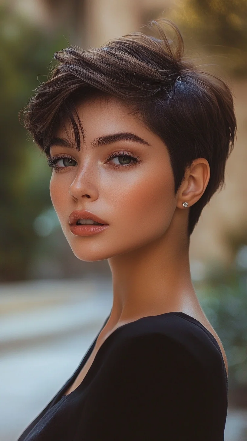 Effortlessly Chic Pixie Cut: Bold, Edgy, and Full of Personality