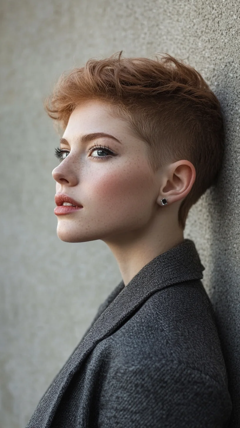 Effortlessly Chic Pixie Cut with Soft Textured Layers