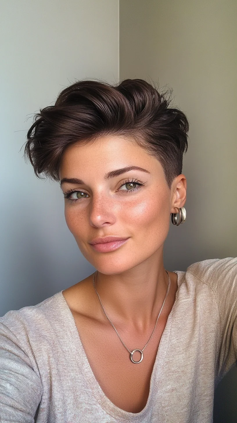 Effortlessly Chic Short Pixie: A Bold Style for the Modern Trendsetter