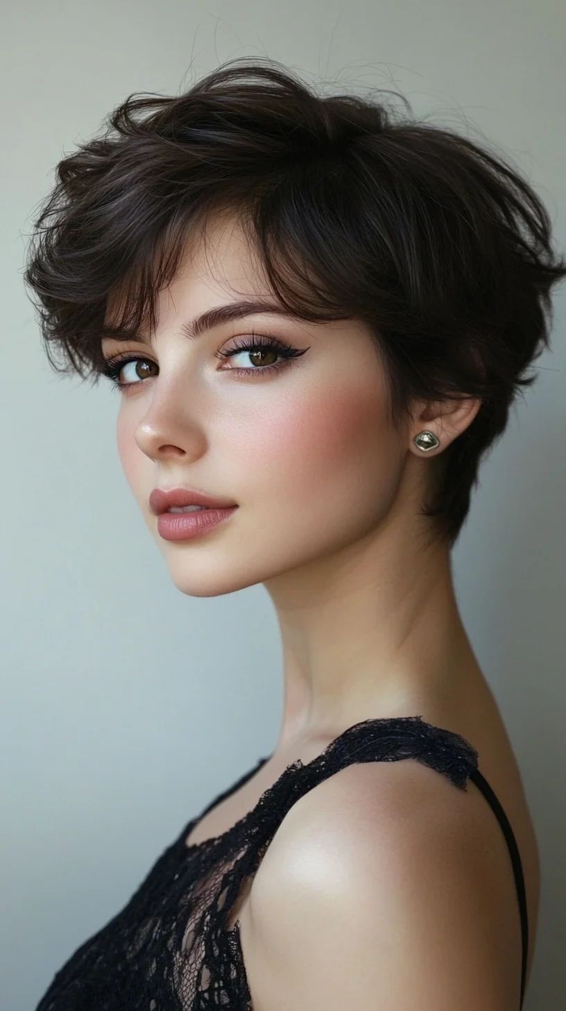 Effortlessly Chic Textured Pixie: The Ultimate Low-Maintenance Hairstyle