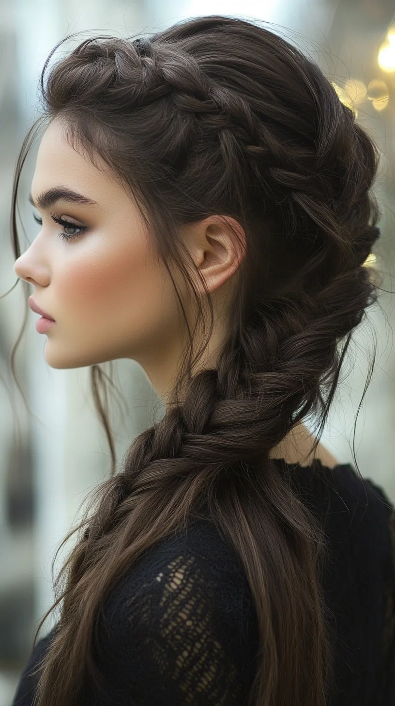 Effortlessly Chic: The Braided Half-Up Style for a Boho Vibe