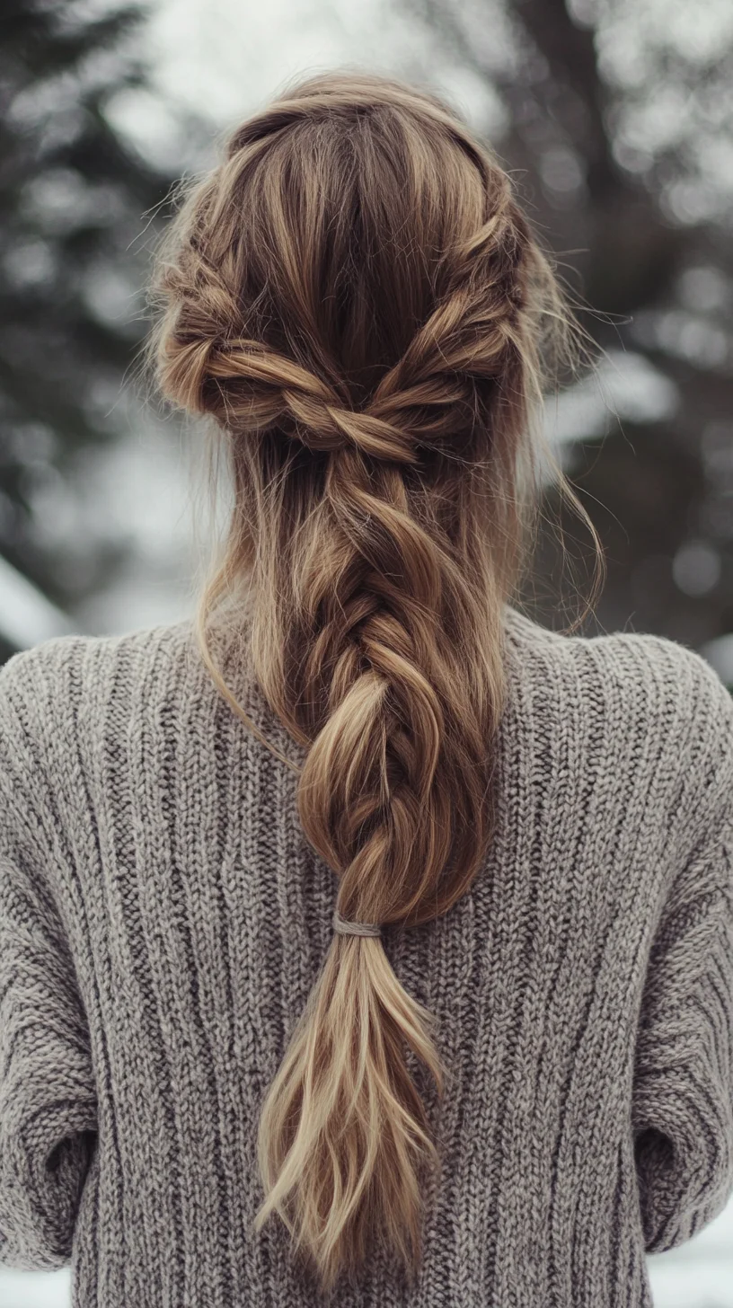 Effortlessly Chic: The Braided Half-Up Style for a Romantic Look