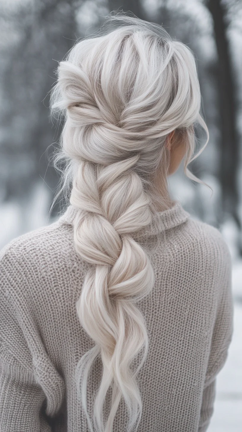 Effortlessly Chic: The Elegant Braided Twist for a Glamorous Look