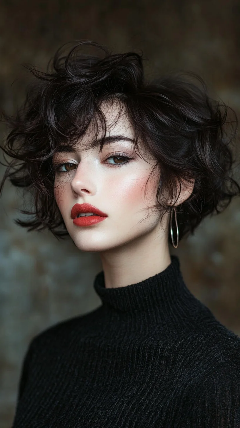 Effortlessly Chic: The Lively Textured Bob for All Occasions