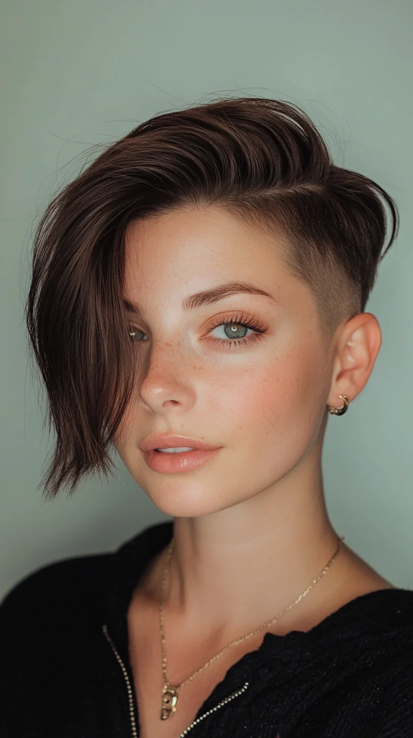 Effortlessly Chic: The Modern Asymmetrical Pixie Cut