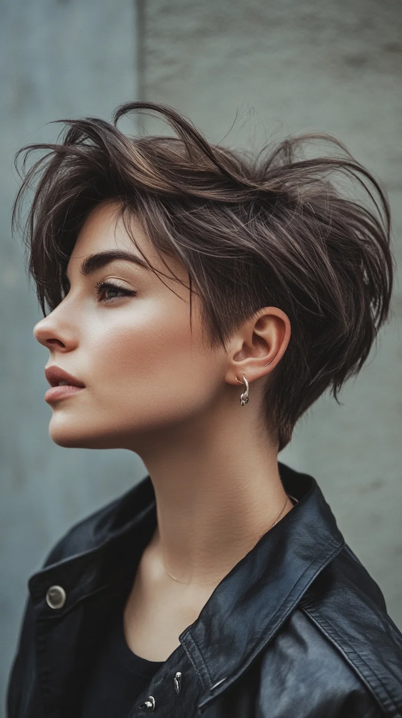 Effortlessly Chic: The Modern Edgy Pixie Cut for Bold Styles