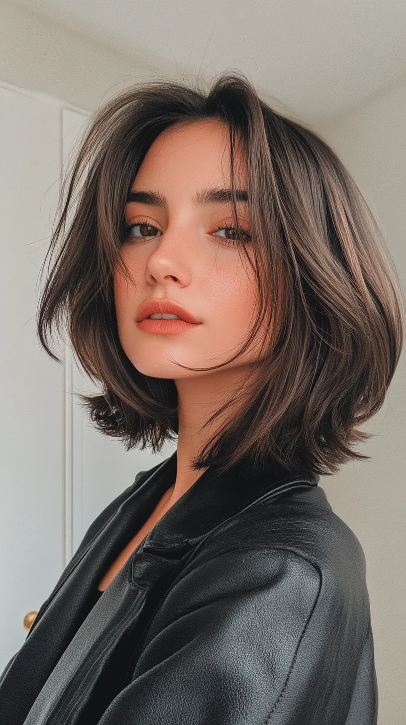 Effortlessly Chic: The Modern Layered Bob for a Timeless Look