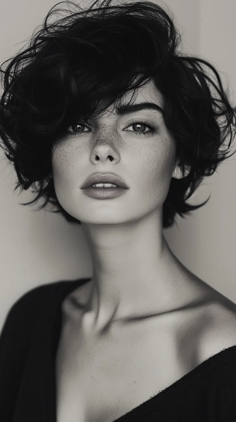 Effortlessly Chic: The Modern Textured Bob with Soft Waves