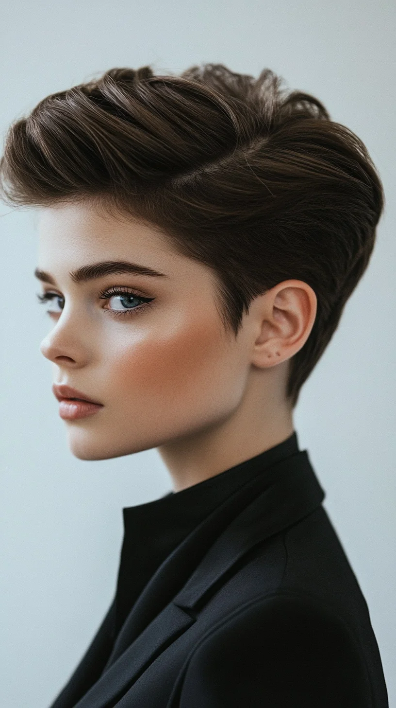 Effortlessly Chic: The Modern Textured Pixie Cut