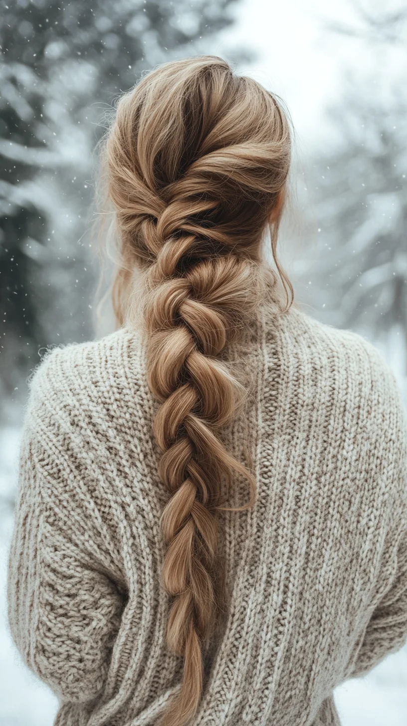 Effortlessly Chic: The Textured Braided Hairstyle for Every Occasion