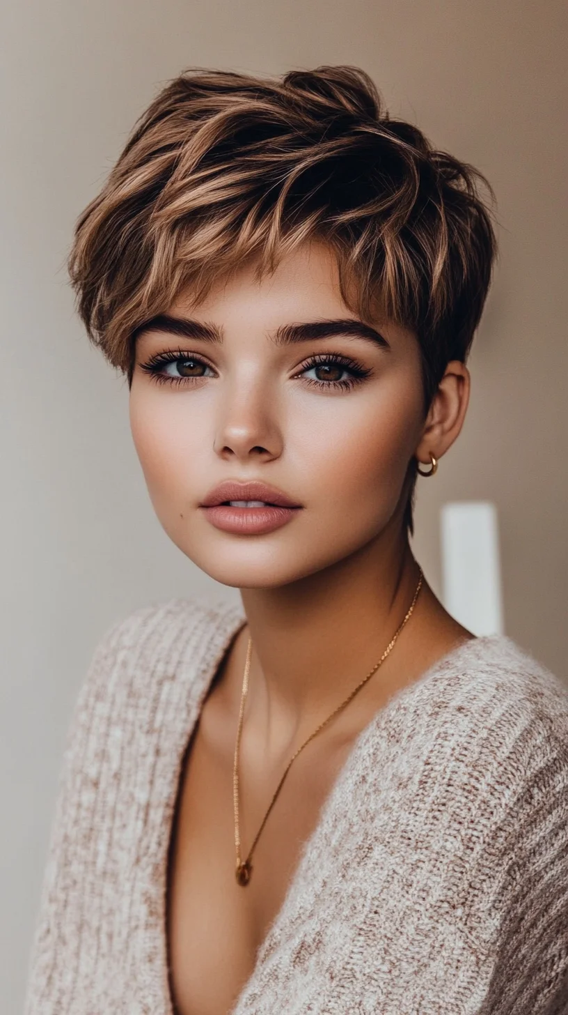 Effortlessly Chic: The Textured Pixie Cut for Modern Elegance