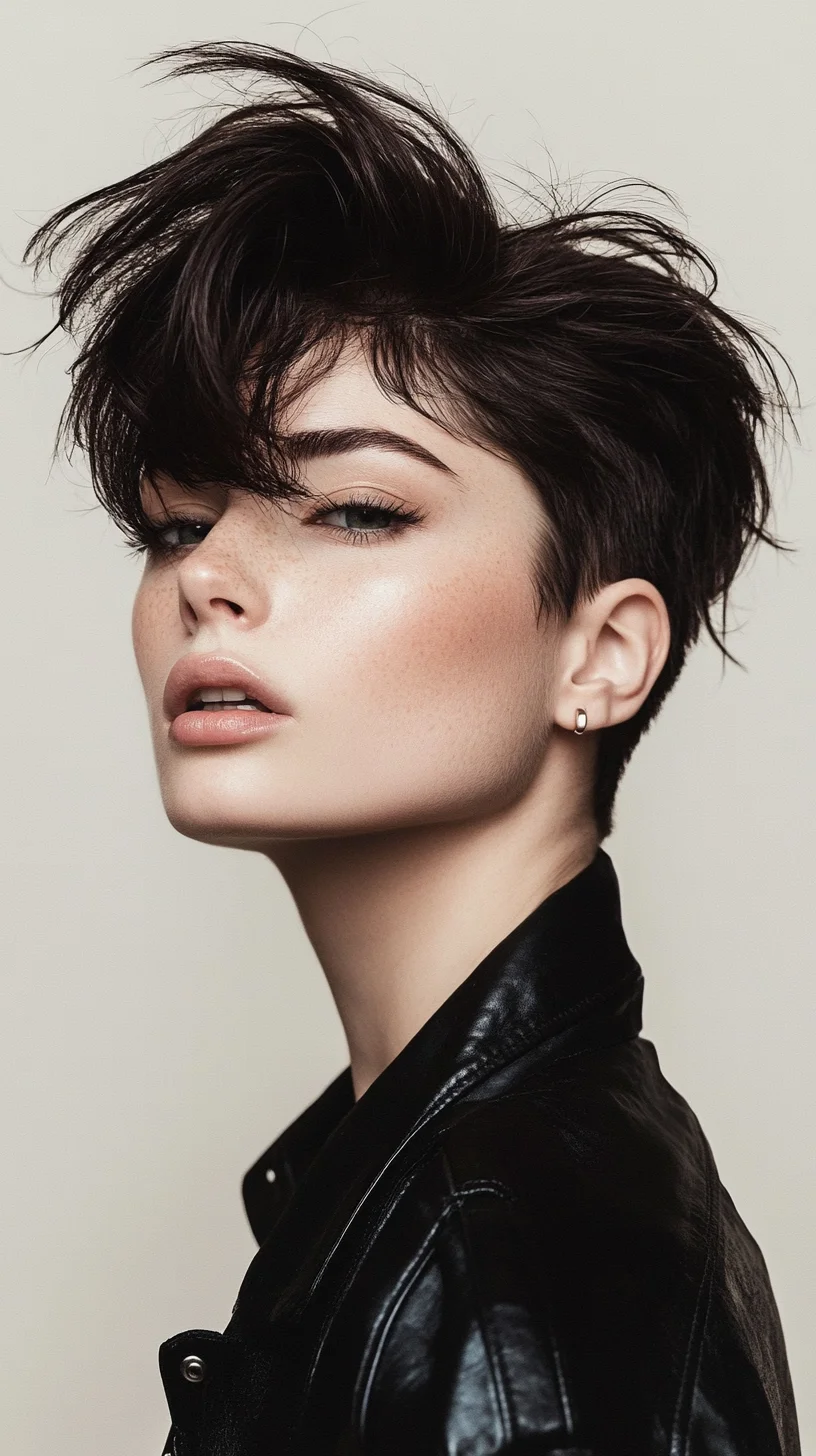 Effortlessly Chic: The Textured Pixie for Bold Confidence