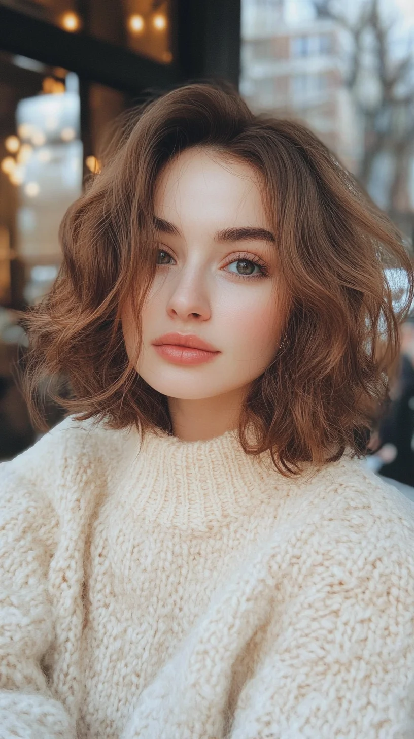 Effortlessly Chic: The Tousled Bob for a Relaxed Yet Stylish Look