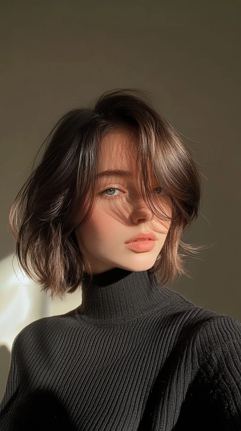 Effortlessly Chic Waves: The Perfect Medium Bob for Every Occasion