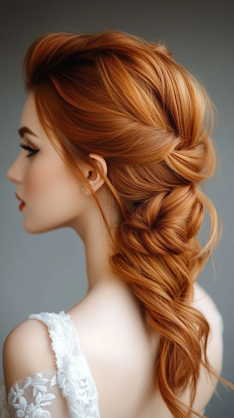 Effortlessly Elegant: The Romantic Braided Updo for Every Occasion