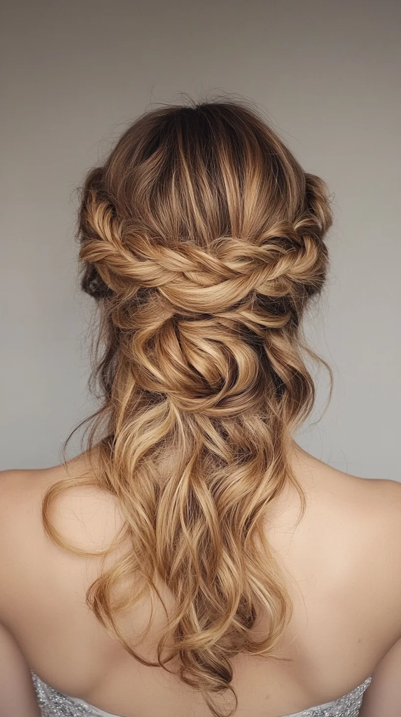 Effortlessly Elegant: The Romantic Half-Up Braided Hairstyle