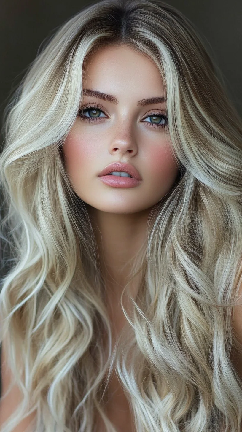 Effortlessly Glamorous Beachy Waves for a Radiant Look