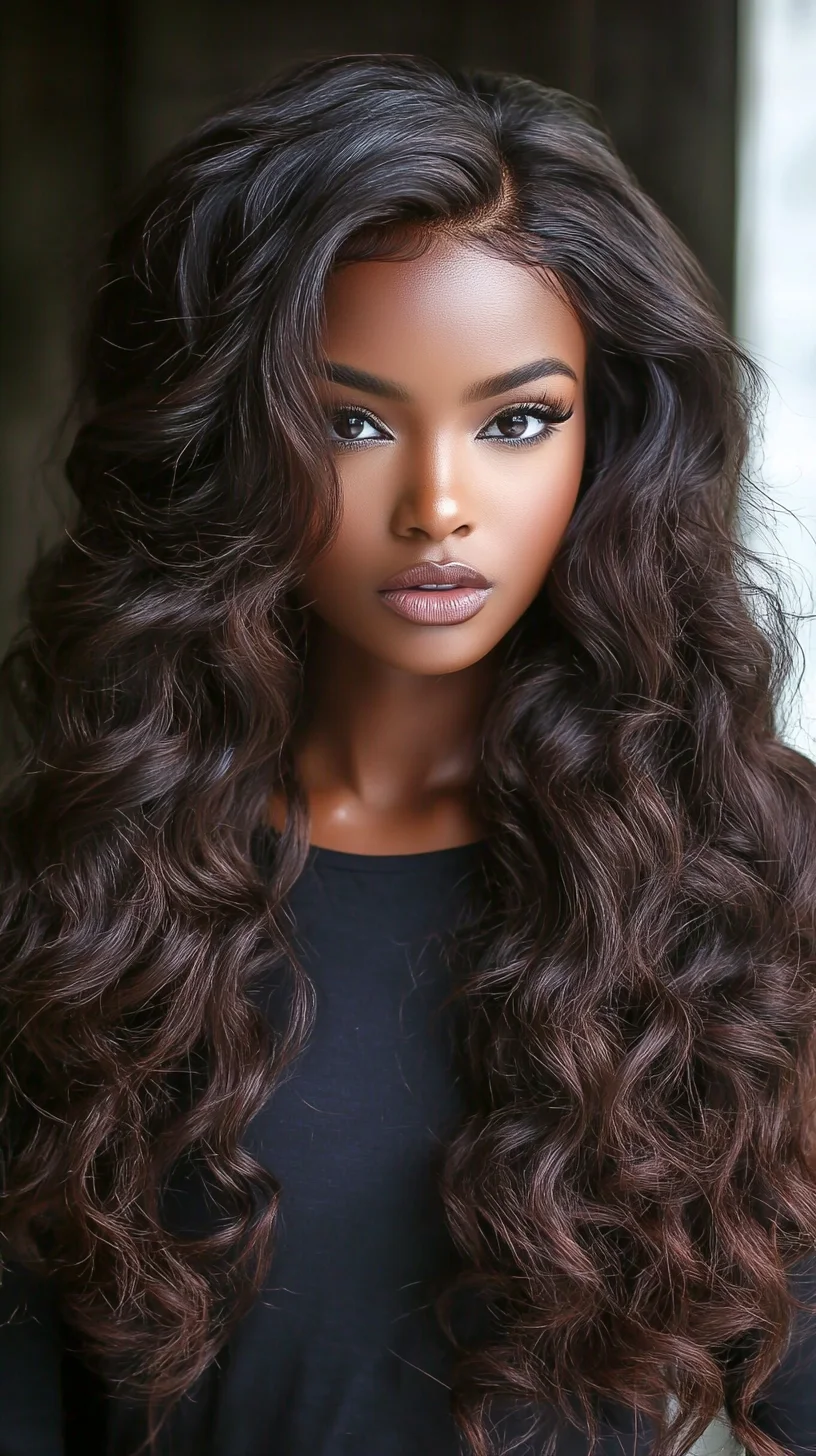 Effortlessly Glamorous: The Luscious Long Wavy Look