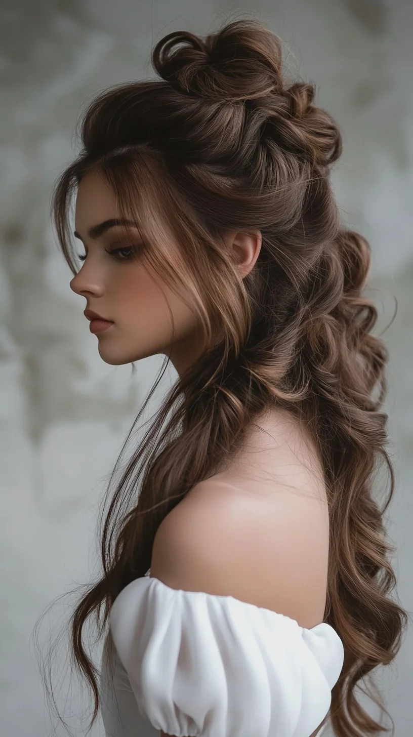 Effortlessly Romantic: The Perfect Half-Up, Half-Down Hairstyle