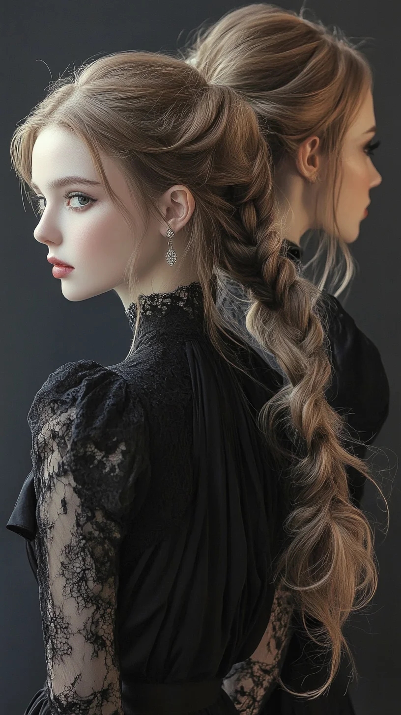 Elegant Braided Chignon: The Perfect Blend of Romance and Sophistication