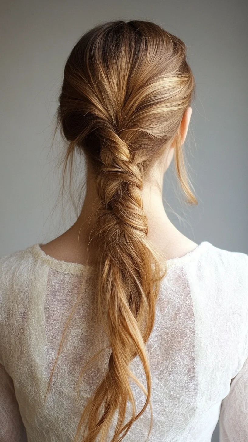 Elegant Half-Up Braid: A Chic Twist for Effortless Everyday Glam