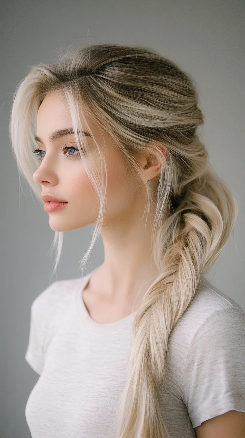 Elegant Side-Braid: A Chic Look with Effortless Appeal