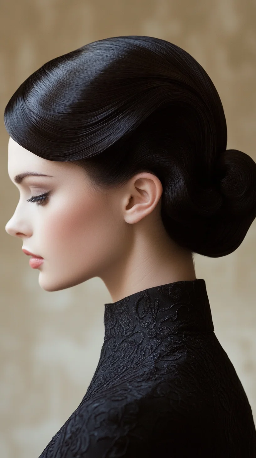 Elegant Sleek Chignon: Timeless Sophistication for Any Occasion