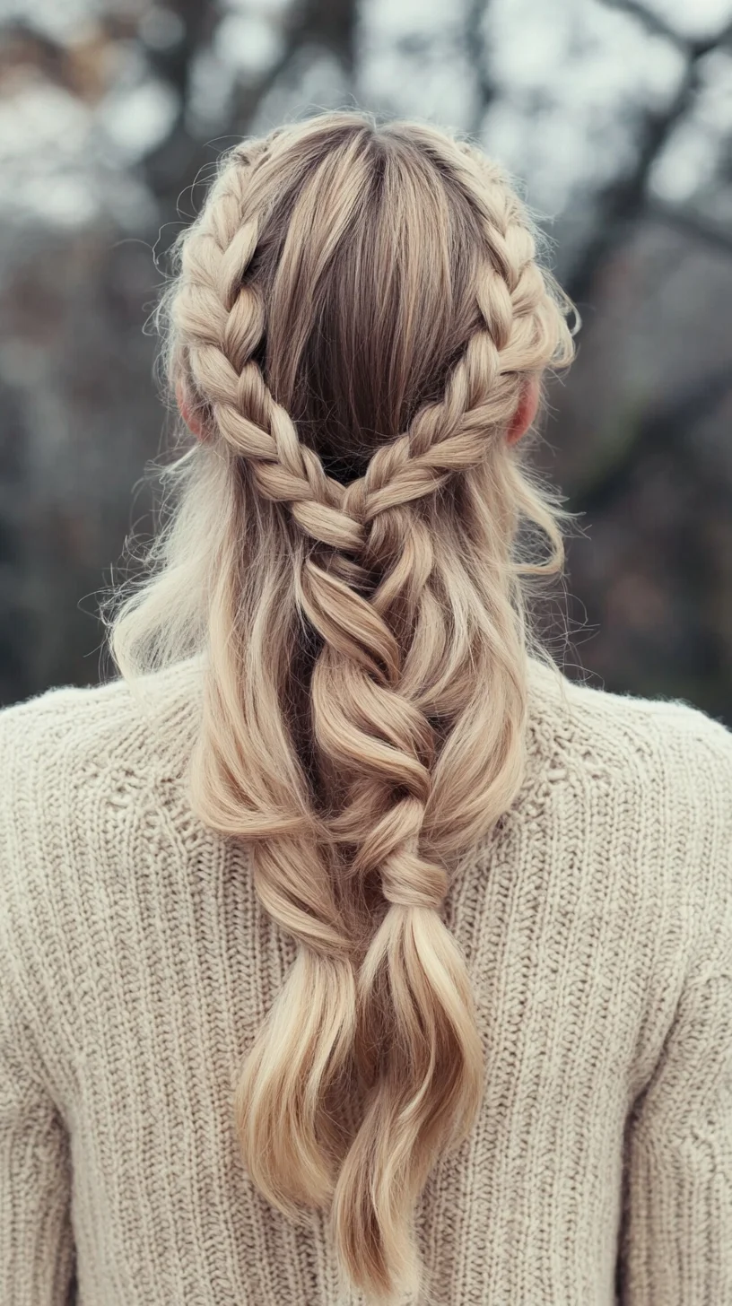 Elegant Twisted Braids: A Chic Blend of Romance and Sophistication