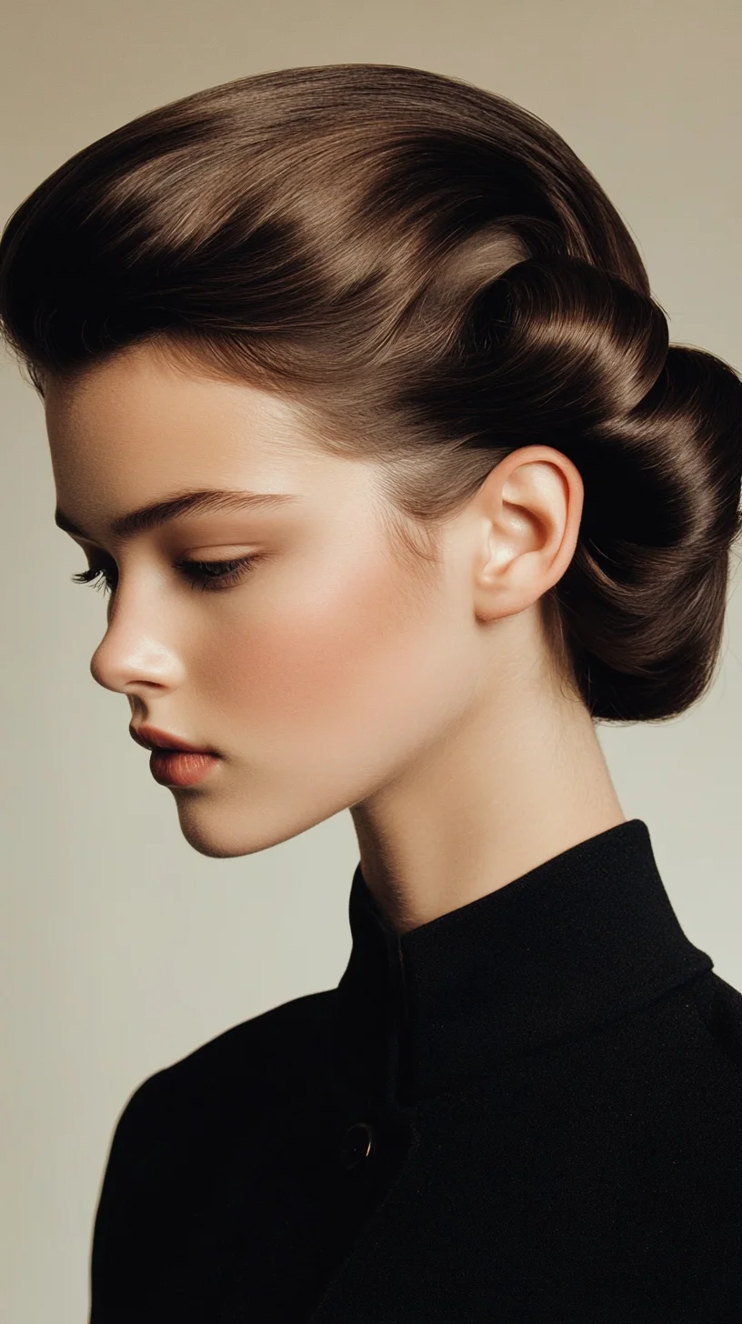 Elegant Vintage Updo: Timeless Charm for Any Occasion