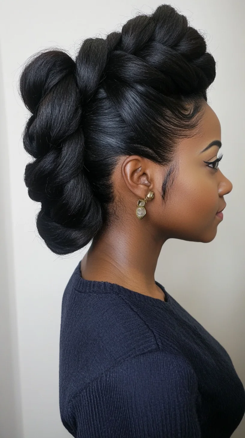 Elevate Your Elegance: The Perfectly Sculpted Braided Bun