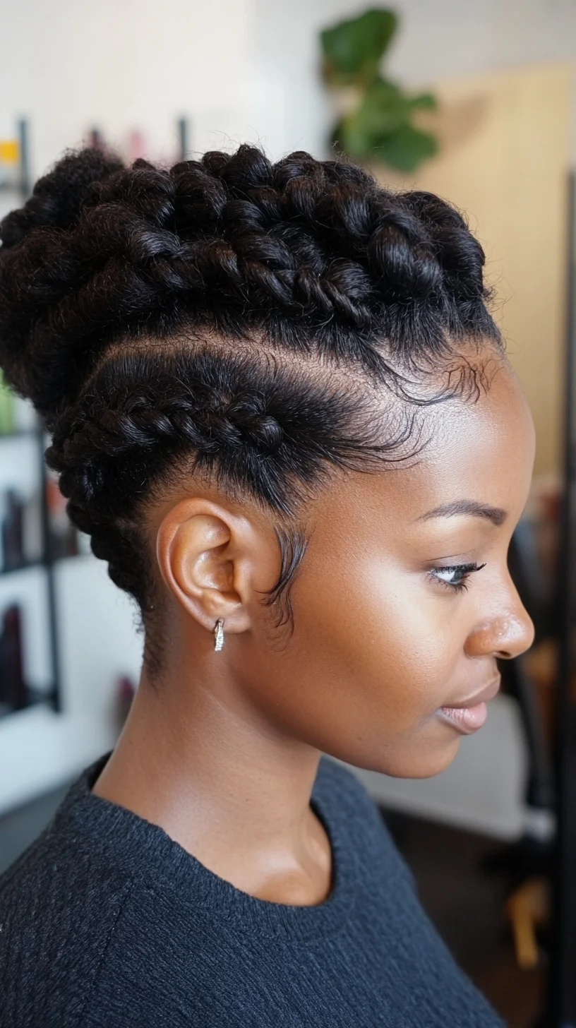 Elevate Your Look with a Chic Braided Updo for Effortless Elegance